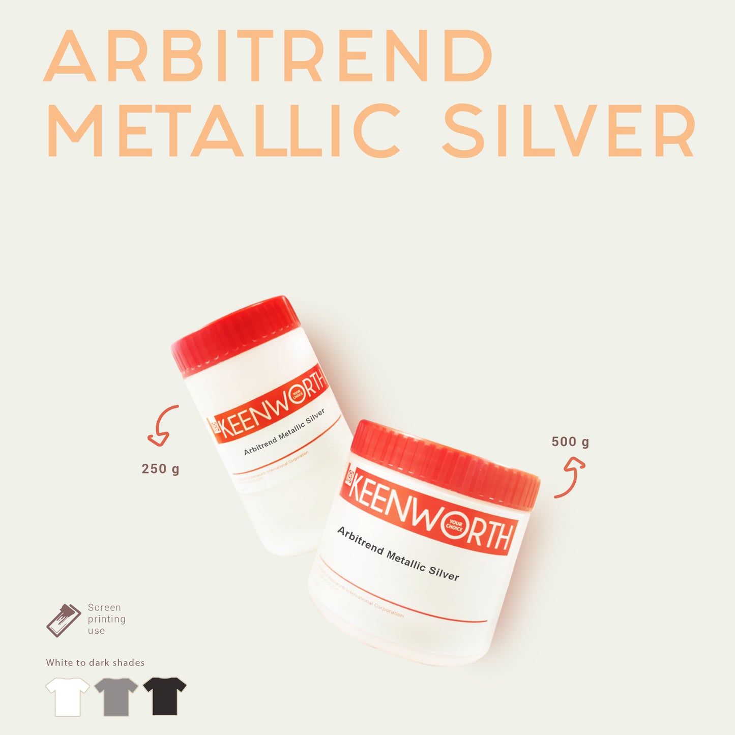 Arbitrend Metallic Silver